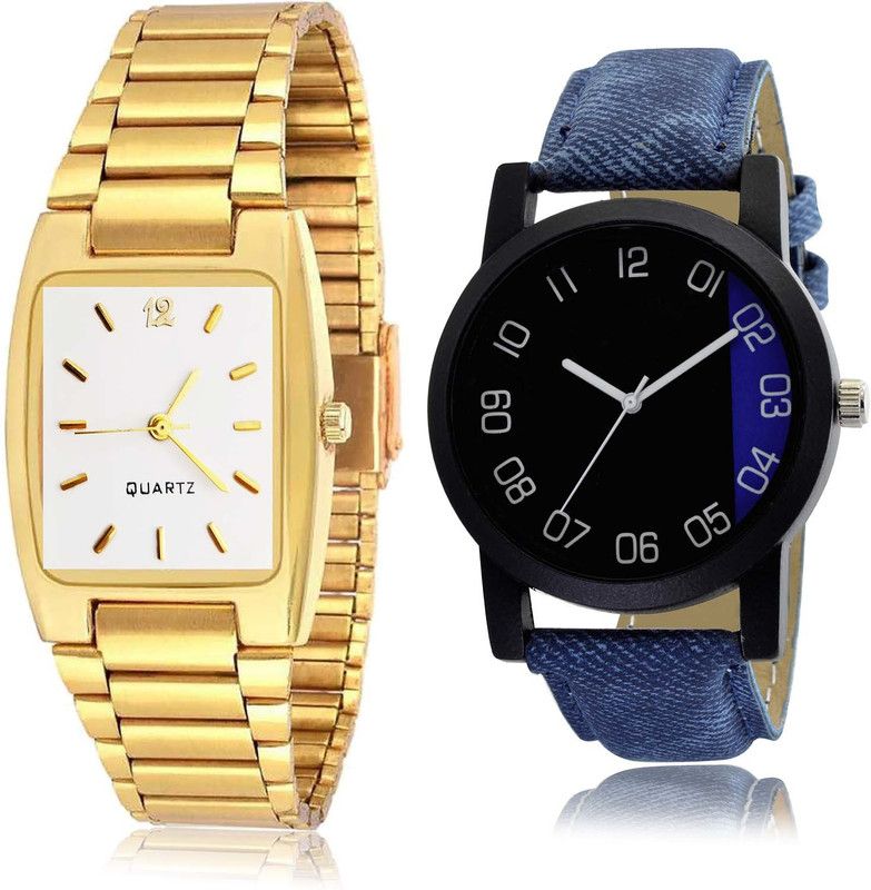 combo watch Analog Watch - For Men Classical Wrist Chain Combo Watch For Boys And Men - BRM5-B37