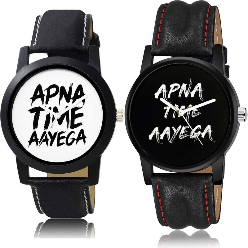 combo watch Analog Watch - For Boys & Girls Latest Technology Apna Time Aayega Combo Watch For Boys And Men - BO42-B403
