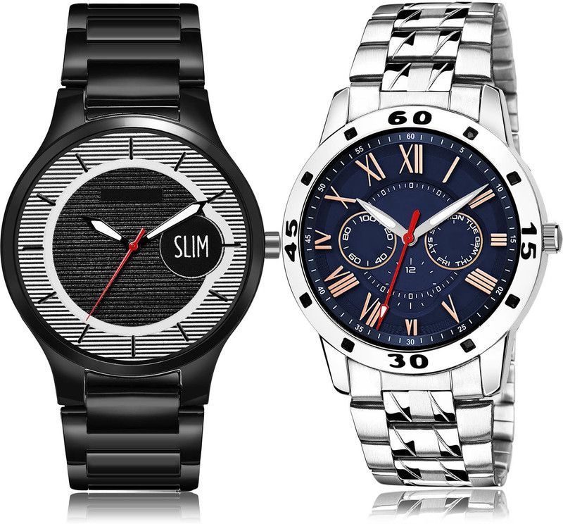 Analog Watch - For Men Contemporary Collegian 2 Watch Combo For Boys And Men - BM410-(62-S-19)