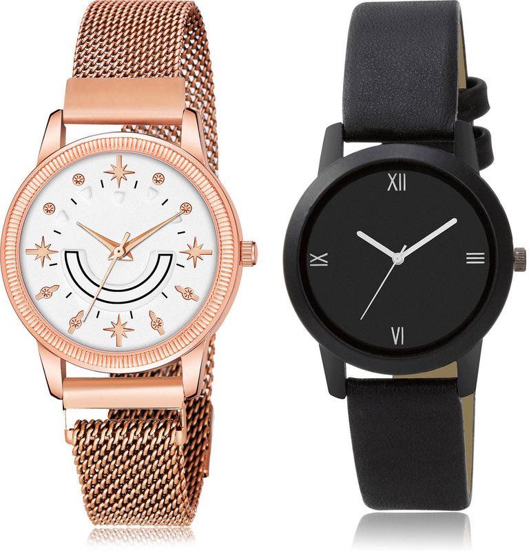 Analog Watch - For Women Contemporary Collegian 2 Watch Combo For Women And Girls - GW70-G440