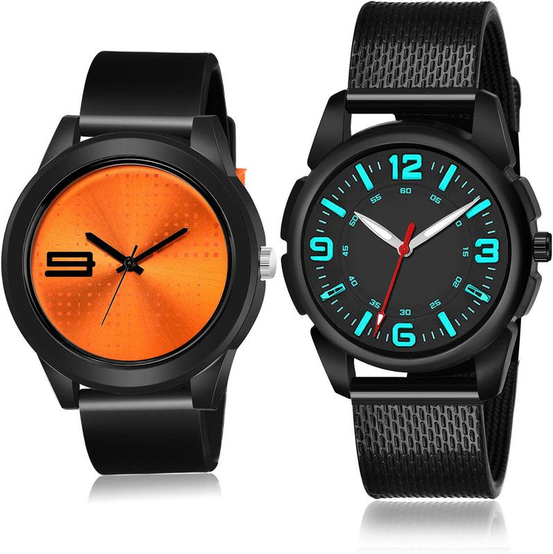 Analog Watch - For Men Best Technology 2 Watch Combo For Boys And Men - BM106-(46-S-10)