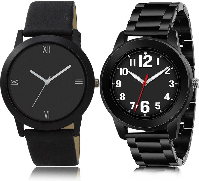 Analog Watch - For Men Brand New Italian Designer 2 Watch Combo For Boys And Men - B163-(53-S-20)