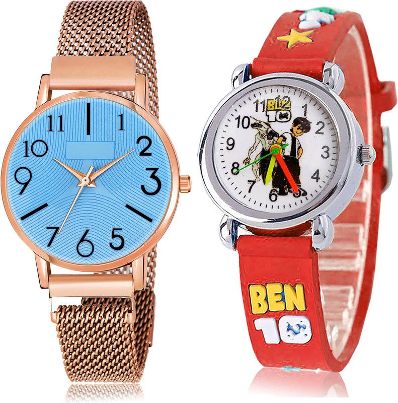 Analog Watch - For Girls Modish Quartz 2 Watch Combo For Women And Girls - GW61-GC120