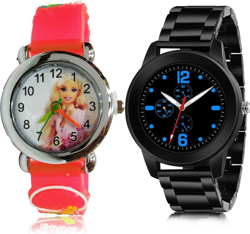 Analog Watch - For Boys Brand New Chronograph 2 Watch Combo For Boys And Men - BK80-(68-S-20)