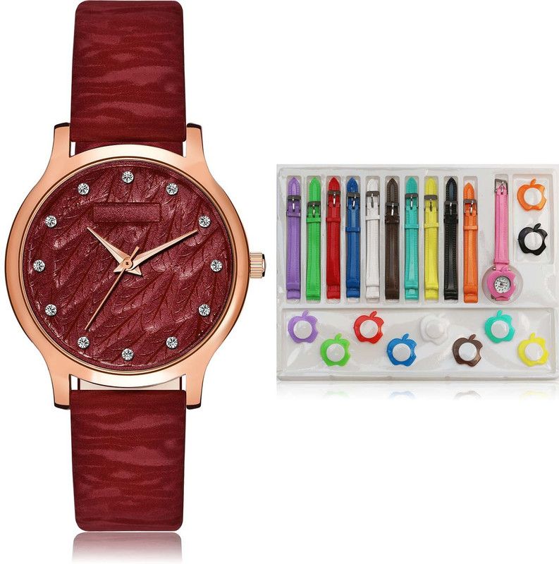 combo watch Analog Watch - For Women Brand New Rich Kid 11 Belt 2 Watch Combo For Girls And Women - GM333-G67