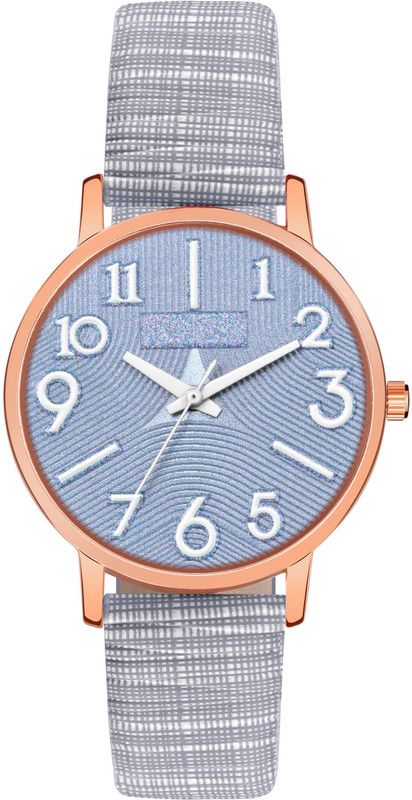 MT350 Girls Attractive Leather Belt Analog Watch - For Girls
