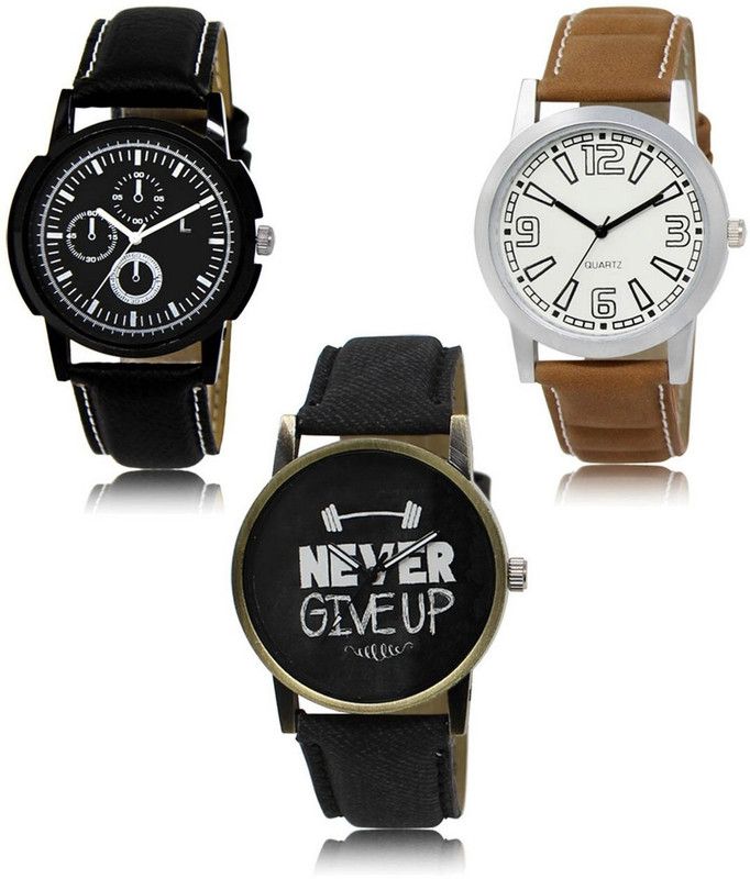 New latest Designer Combo of 3 Analog Watch - For Men LR-13-15-27
