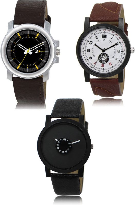 New latest Designer Combo of 3 Analog Watch - For Men 44-11-25