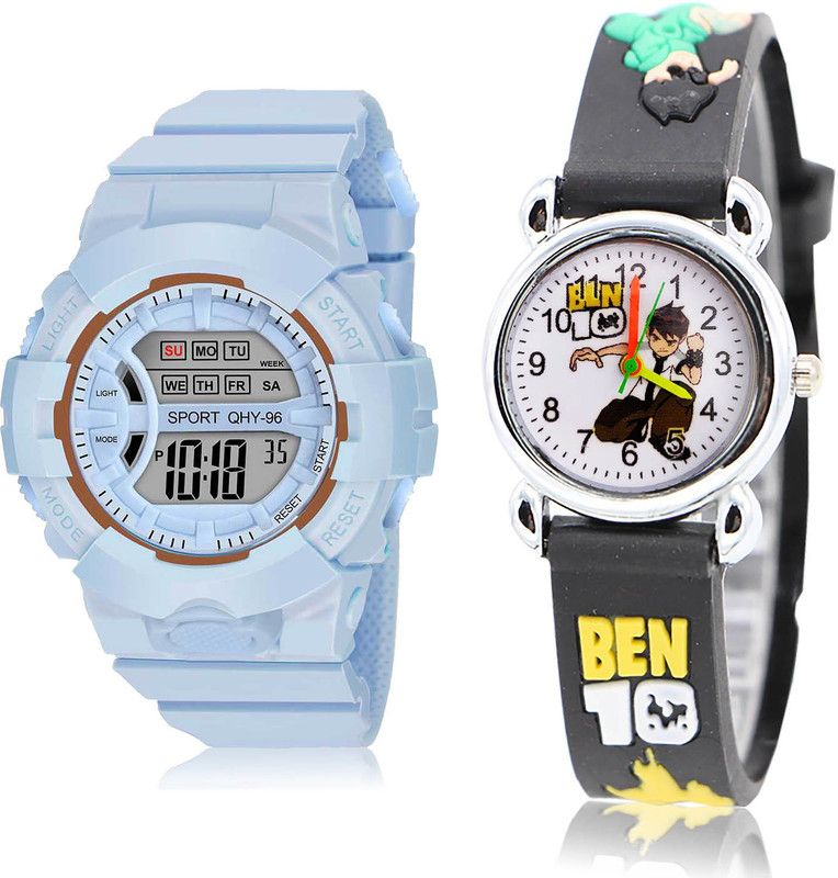 Analog-Digital Watch - For Women New Style 2 Watch Combo For Women And Girls - DG34-GC84