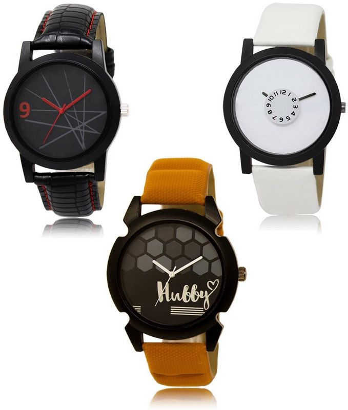 SHIPKART Analog Watch - For Men NEW Luxurious Attractive Stylish Combo SET OF 3 WATCH LR-08-26-32