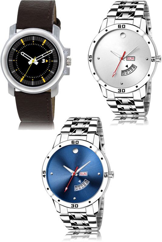 New latest Designer Combo of 3 Analog Watch - For Men 44-103-106
