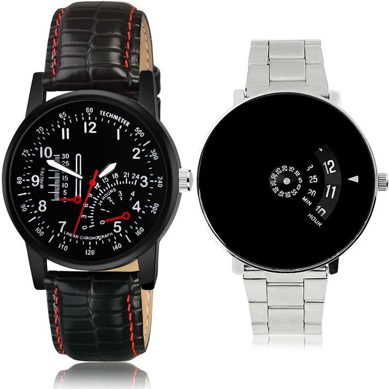 combo watch Analog Watch - For Men Treading 3D Design Chain Watch - B898-B81 (Combo Of 2 )