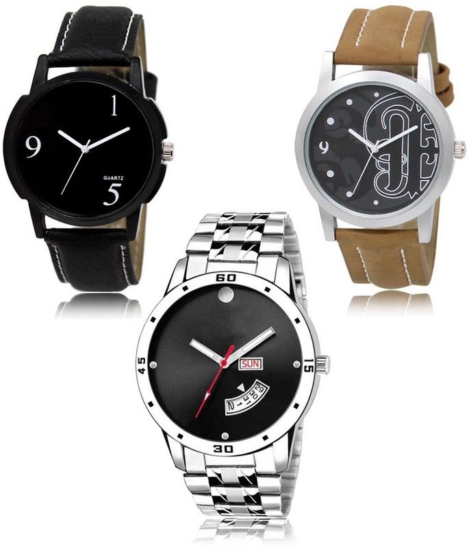New latest Designer Combo of 3 Analog Watch - For Men LR-06-14-104