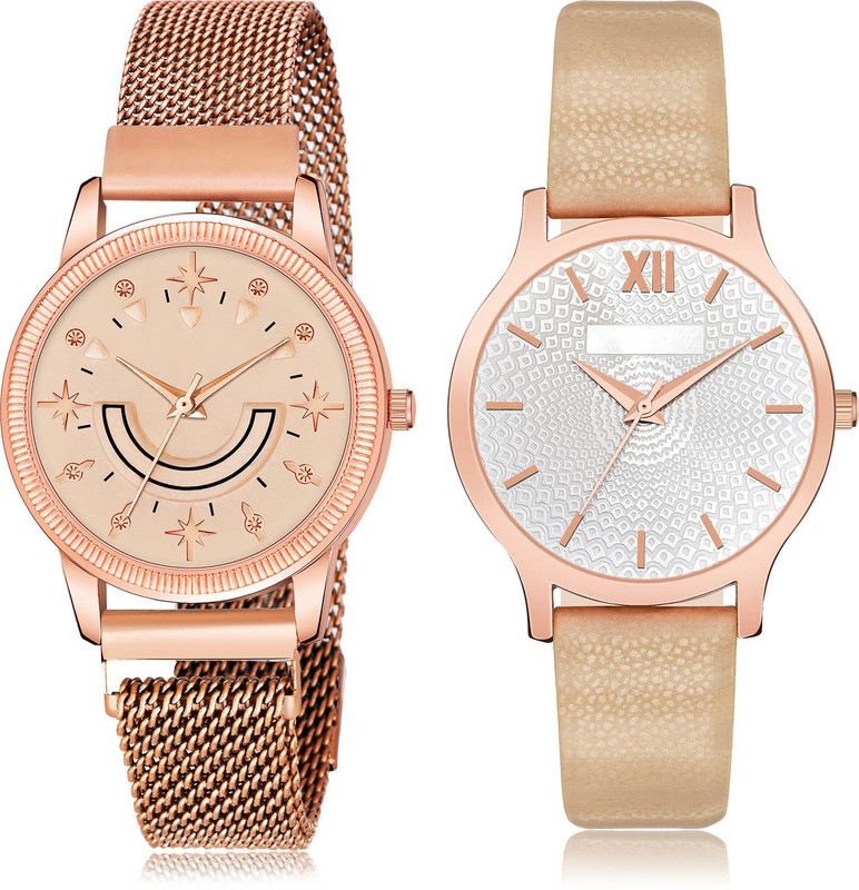 Analog Watch - For Women Latest Casual 2 Watch Combo For Women And Girls - GW68-GM343