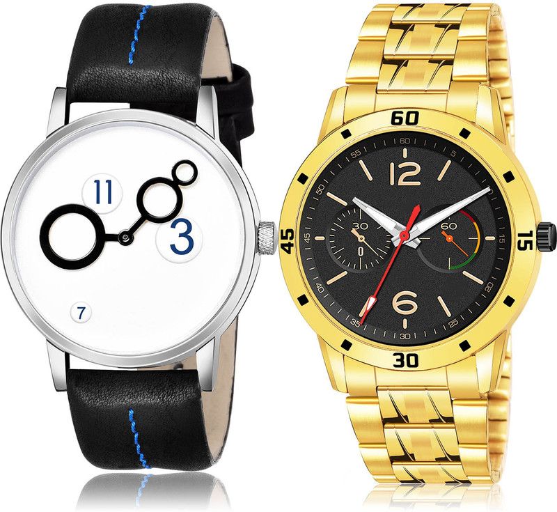 Analog Watch - For Men Brand New High Quality 2 Watch Combo For Boys And Men - BM11-(64-S-21)