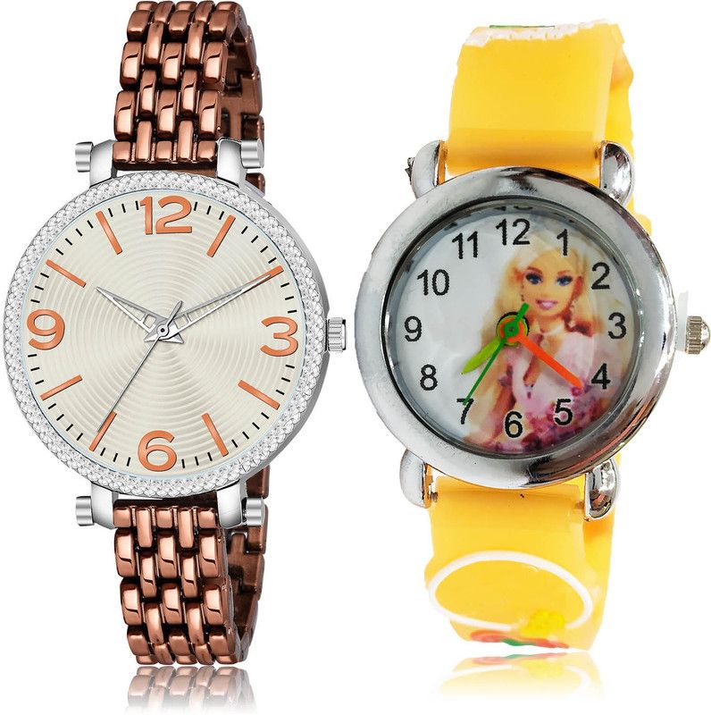 Analog Watch - For Girls Contemporary Gift 2 Watch Combo For Women And Girls - GW44-GC51