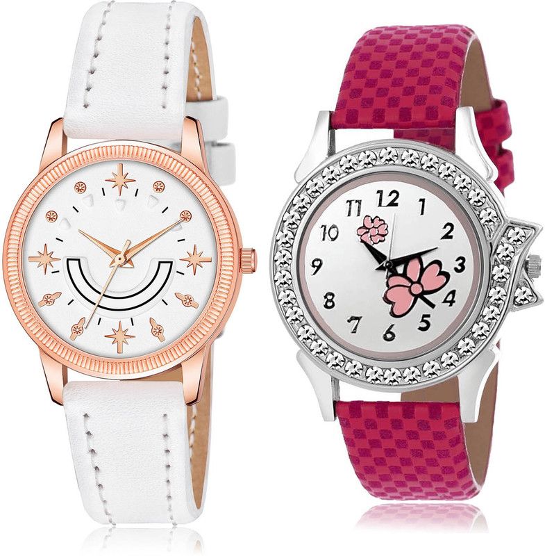 Analog Watch - For Girls Treading Quartz 2 Watch Combo For Women And Girls - GW65-G128