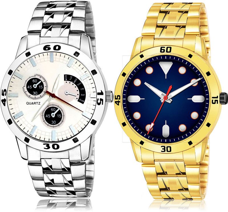 Analog Watch - For Men Treading Present 2 Watch Combo For Boys And Men - B85-(65-S-21)