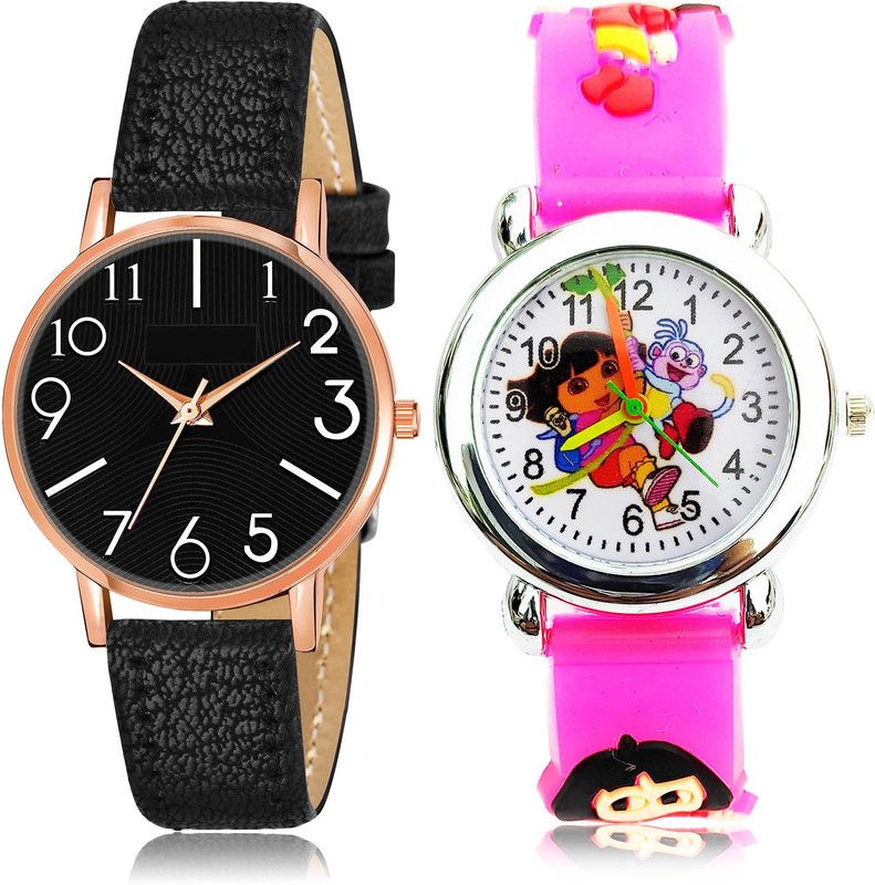 Analog Watch - For Girls Contemporary Designer 2 Watch Combo For Women And Girls - GW54-GC195
