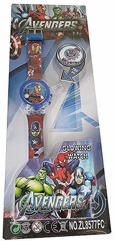 Digital Watch - For Boys & Girls (KJ7) Stylish New Gen Avenger Glowing Digital Watch