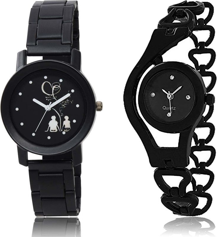 combo watch Analog Watch - For Girls New Technology Love Valentine Couple And Chain Combo Watch For Girls And Women - GO153-G68