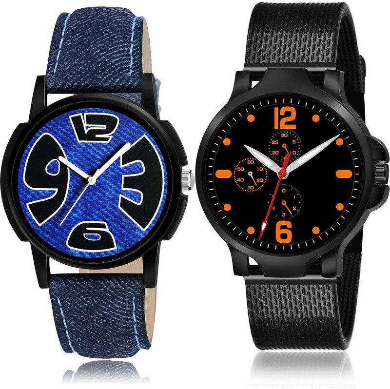 Analog Watch - For Men Brand New Party Wedding 2 Watch Combo For Boys And Men - B9-(70-S-10)