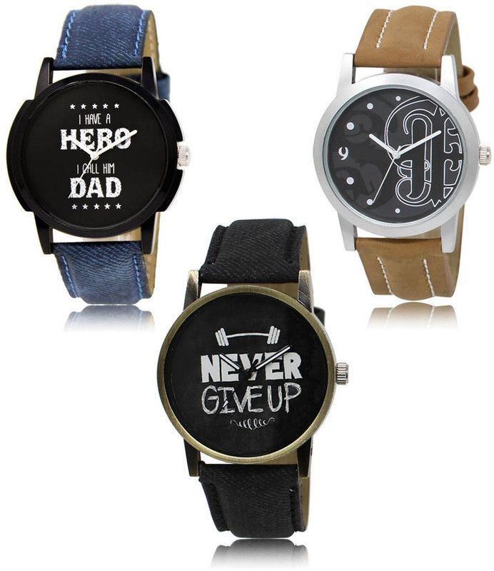 New latest Designer Combo of 3 Analog Watch - For Men LR-07-14-27