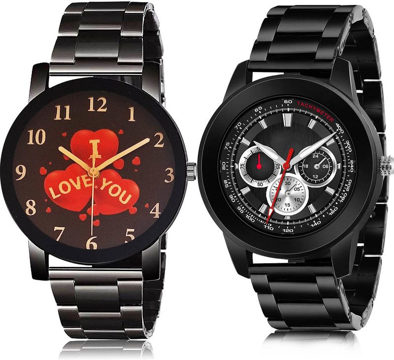 Analog Watch - For Men Contemporary Italian Designer 2 Watch Combo For Boys And Men - BCPL22-(14-S-20)
