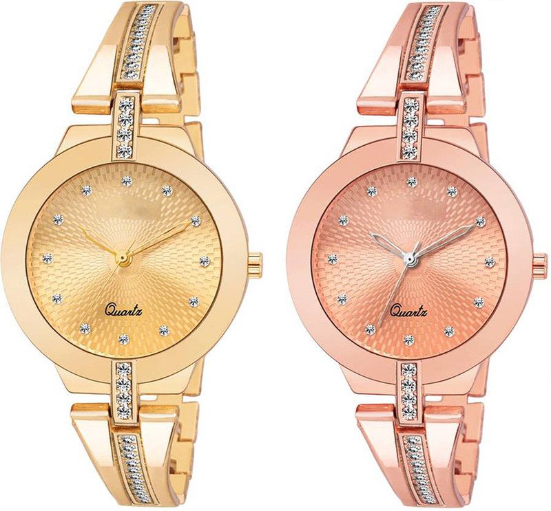 Analog Watch - For Women Combo pack 2 New Attractive Edition Part-Wedding Adition Analog Watch For Girls & Women OD-07912