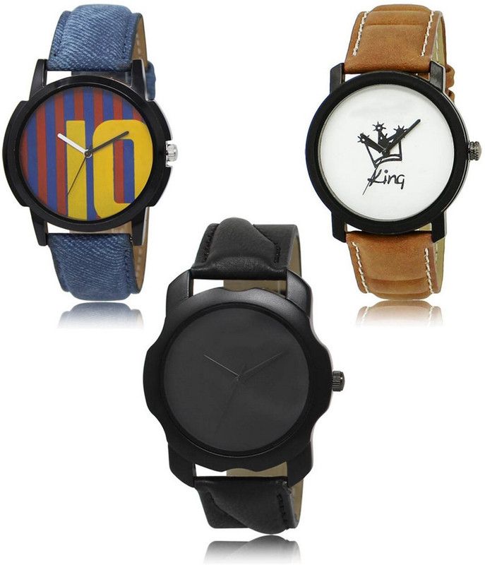 New latest Designer Combo of 3 Analog Watch - For Men LR-10-18-22