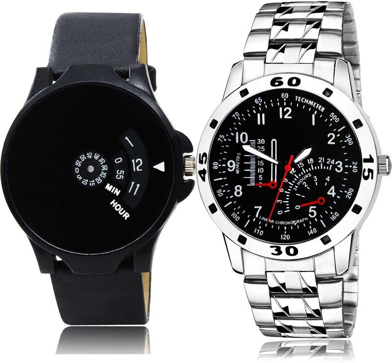 combo watch Analog Watch - For Men Brand New Quartz Speedometer And Chain Watch Combo Watch For Boys And Men - BO50-B907