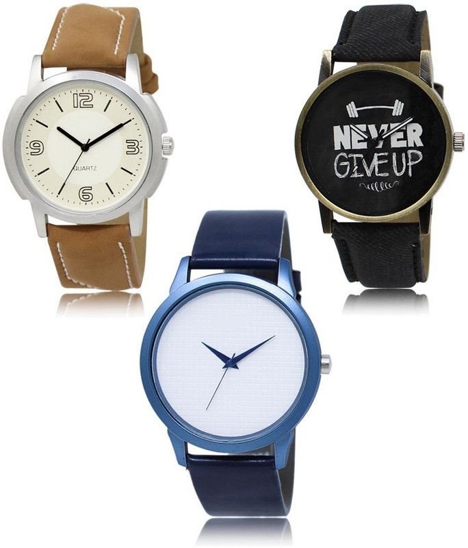 New latest Designer Combo of 3 Analog Watch - For Men LR-16-27-33