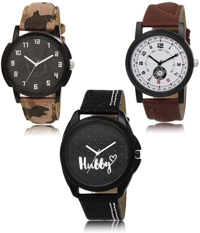 New latest Designer Combo of 3 Analog Watch - For Men LR-03-11-23