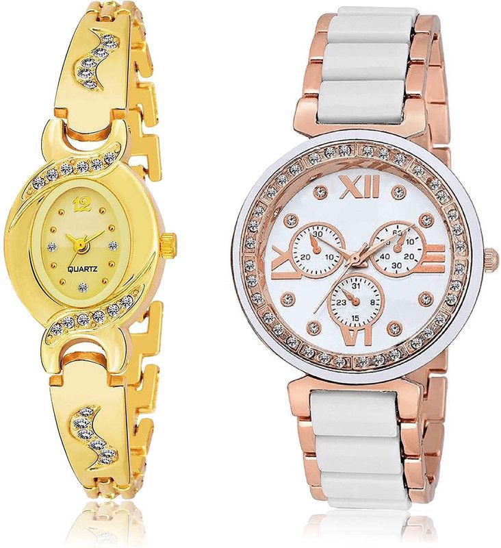 combo watch Analog Watch - For Women Treading Gift Chain Combo Watch For Girls And Women - G442-G210