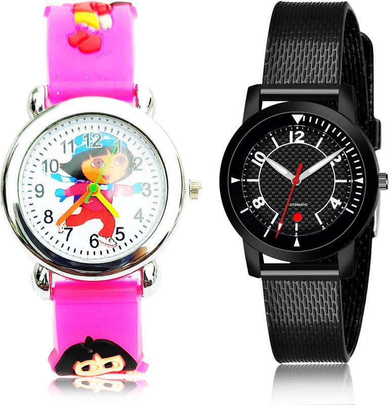 Analog Watch - For Girls Modish Professional 2 Watch Combo For Women And Girls - GC197-(66-L-10)