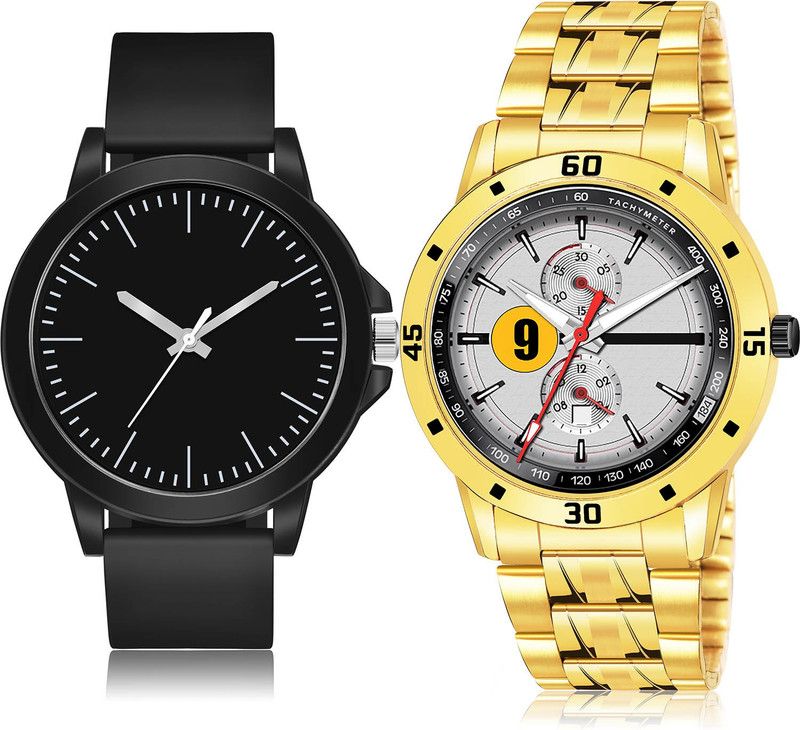 Analog Watch - For Men Heart 2 Watch Combo For Boys And Men - BM114-(55-S-21)