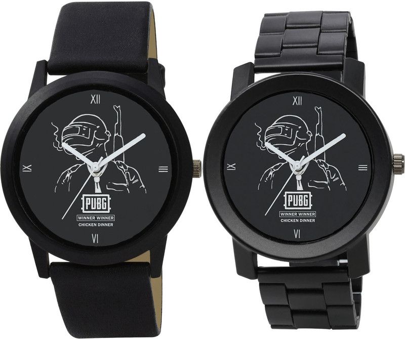 combo watch Analog Watch - For Men Modish Chronograph PUBG Military Army Analog Black Color Boys And Men Watch - B164-B165 (Combo Of 2 )