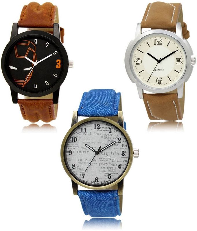 New latest Designer Combo of 3 Analog Watch - For Men LR-04-16-28