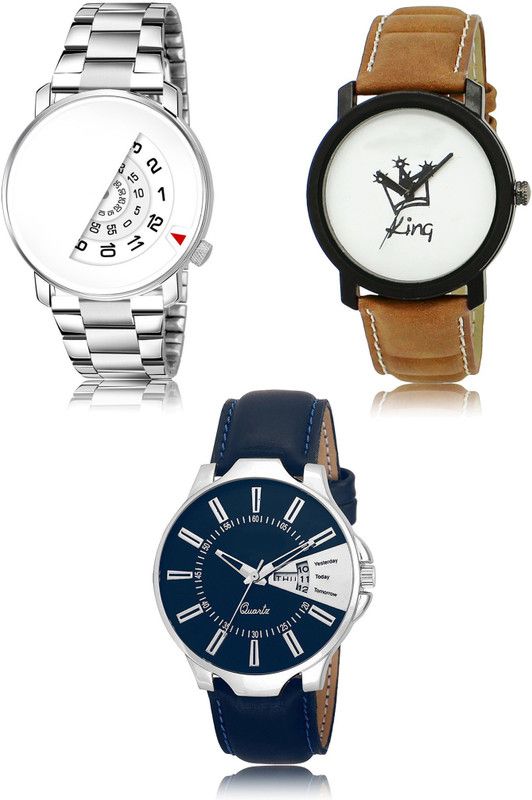 New latest Designer Combo of 3 Analog Watch - For Men 106-18-23
