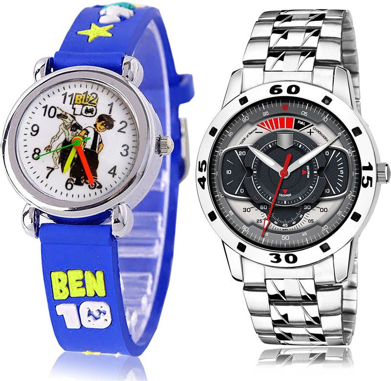 Analog Watch - For Boys Contemporary Rich 2 Watch Combo For Boys And Men - BK92-(36-S-19)