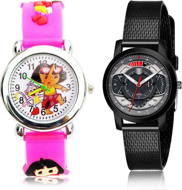Analog Watch - For Women Treading Style 2 Watch Combo For Women And Girls - GC196-(36-L-10)