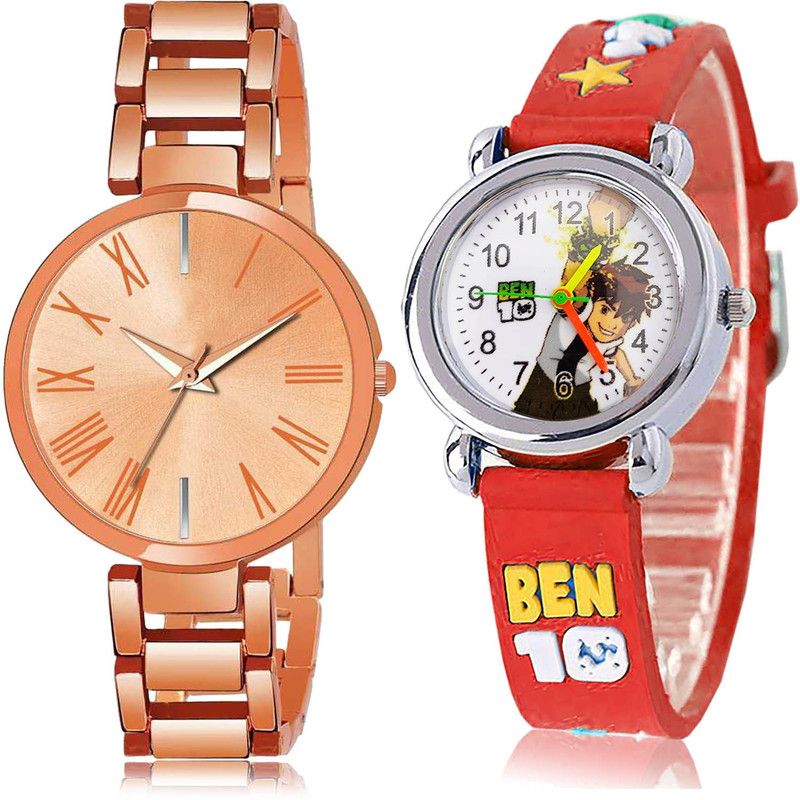 Analog Watch - For Girls New Tread 2 Watch Combo For Women And Girls - G614-GC117