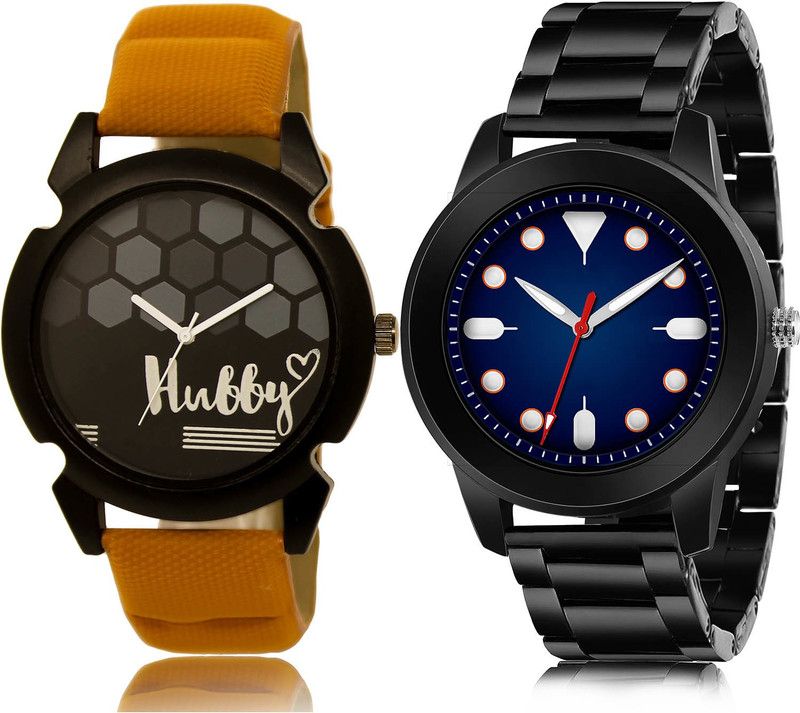 Analog Watch - For Men Modern Designer 2 Watch Combo For Boys And Men - BL46.32-(65-S-20)