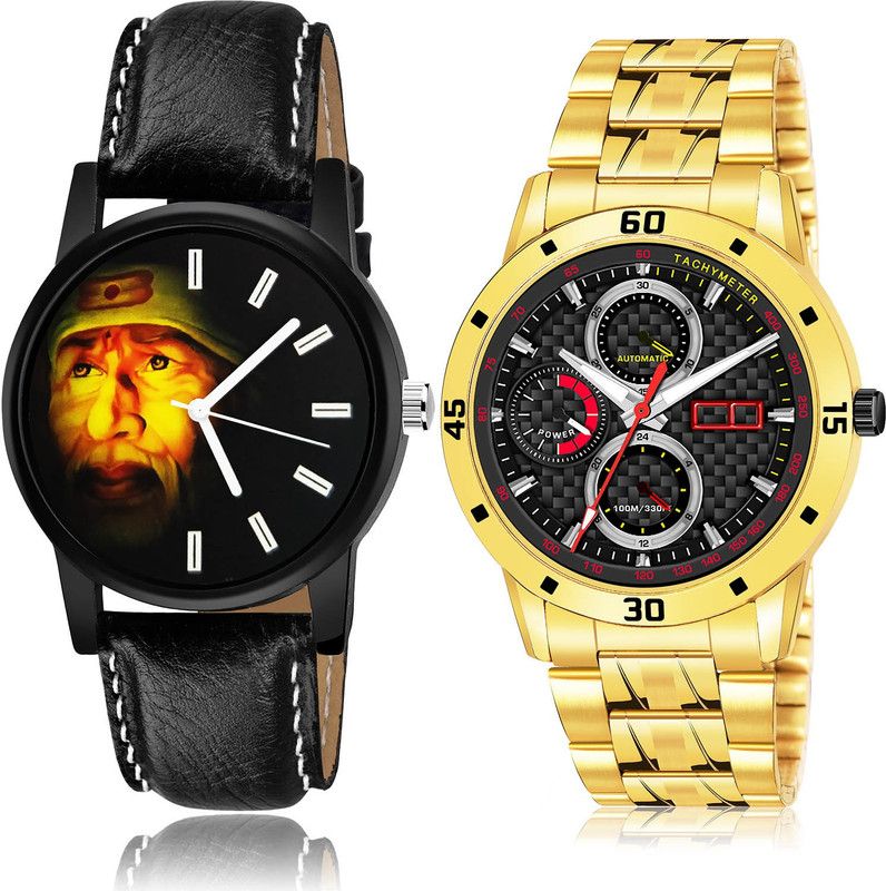 Analog Watch - For Men Latest 3D Design 2 Watch Combo For Boys And Men - B123-(60-S-21)