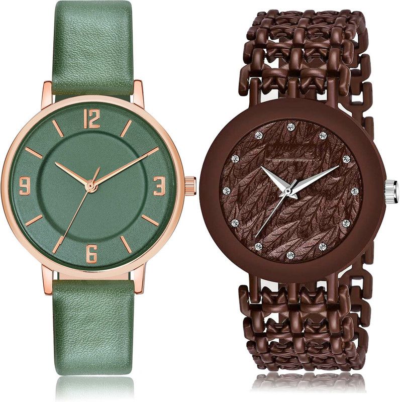 Analog Watch - For Women Modish Designer 2 Watch Combo For Women And Girls - GM393-G569