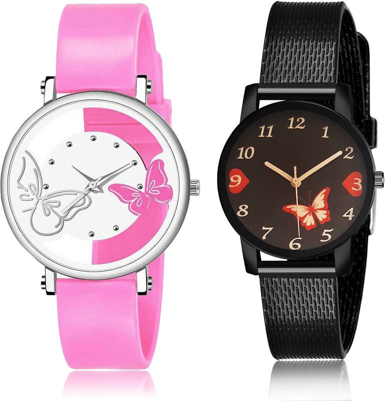 Analog Watch - For Women Modish Fancy 2 Watch Combo For Women And Girls - G556-G528
