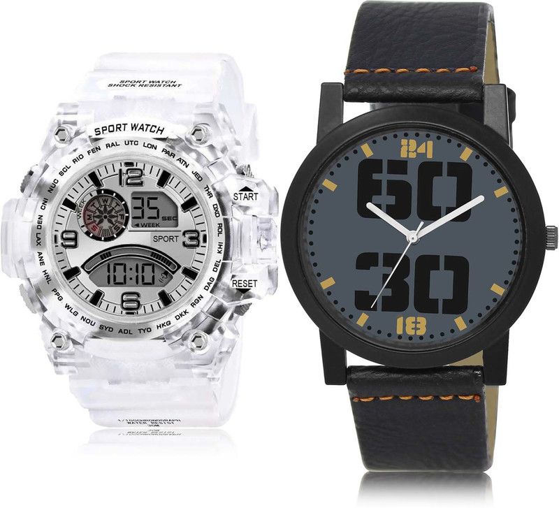 combo watch Analog-Digital Watch - For Boys Classical Diwali Army Digital Sports 2 Watch Combo For Boys And men - BC31-BL46.47