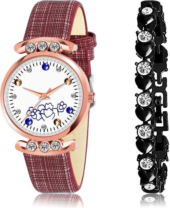 Analog Watch - For Girls Latest Quartz 2 Watch Combo For Women And Girls - GW5-GX10