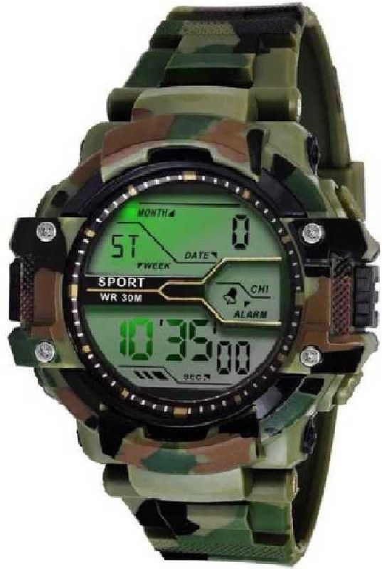 Gents Solitary Army Chronograph Digital sports Watch - For Boys & Mens Digital Watch - For Men Digital Watch - For Boys & Girls Aarmy Sport 0117