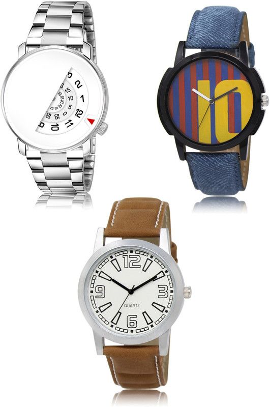 New latest Designer Combo of 3 Analog Watch - For Men 106-10-15